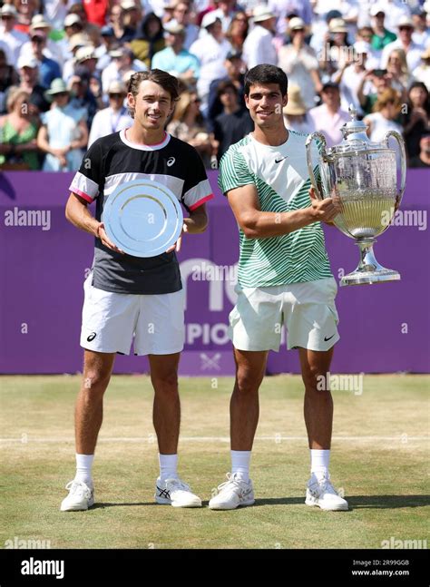Queen's Tennis LIVE: Carlos Alcaraz, Alex de Minaur, Taylor Fritz  .